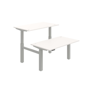 MSD 2M 1400 – výškově stavitelný stůl 140 × 168 cm, paměťový ovladač Hobis