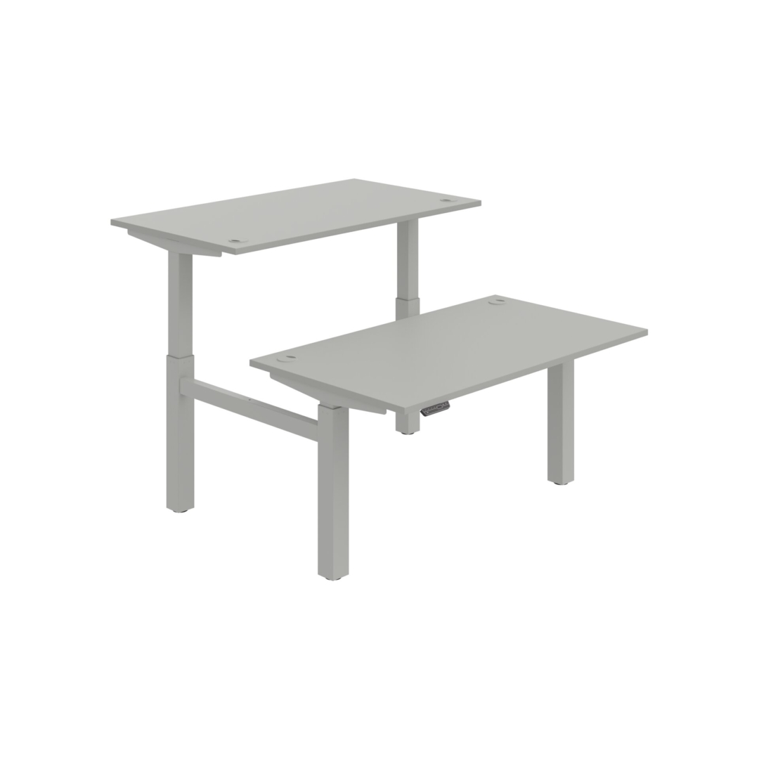 MSD 2M 1400 – výškově stavitelný stůl 140 × 168 cm, paměťový ovladač Hobis