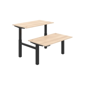 MSD 2M 1400 – výškově stavitelný stůl 140 × 168 cm, paměťový ovladač Hobis