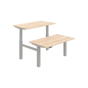 MSD 2M 1400 – výškově stavitelný stůl 140 × 168 cm, paměťový ovladač Hobis