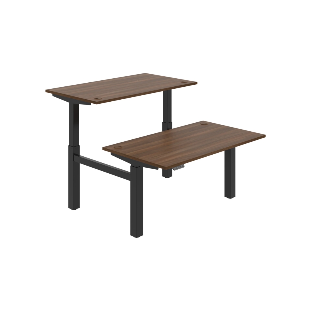MSD 2M 1400 – výškově stavitelný stůl 140 × 168 cm, paměťový ovladač Hobis