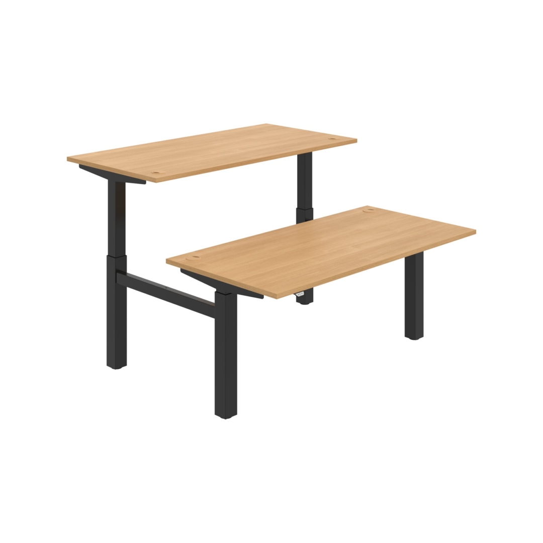 MSD 2 1600 – výškově stavitelný stůl 160 × 168 cm, standardní ovladač Hobis MSD 2 1600 – výškově stavitelný stůl 160 × 168 cm, standardní ovladač Hobis
