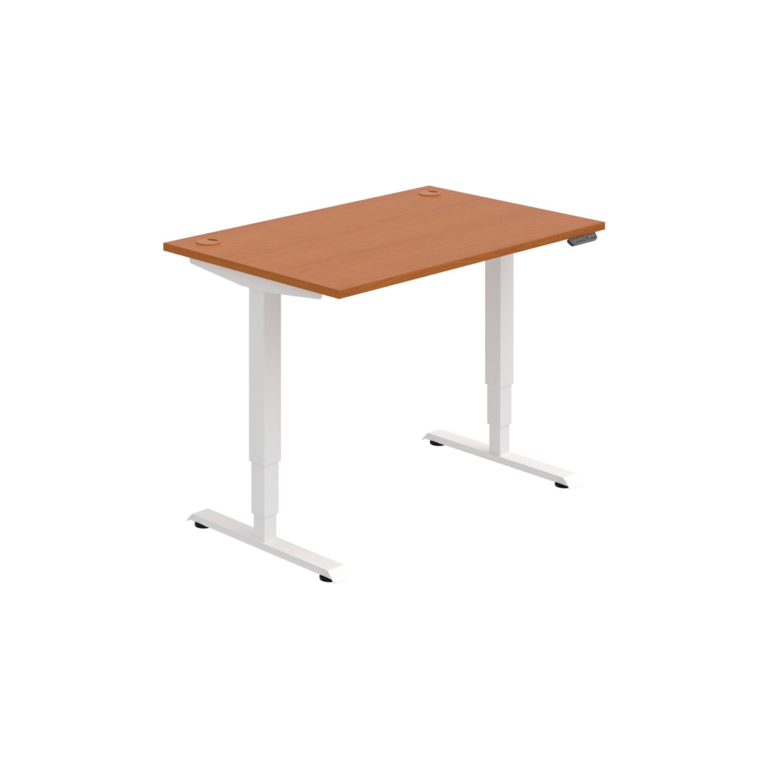 MSR 3M 1200 – výškově stavitelný stůl 120 × 80 cm, paměťový ovladač Hobis