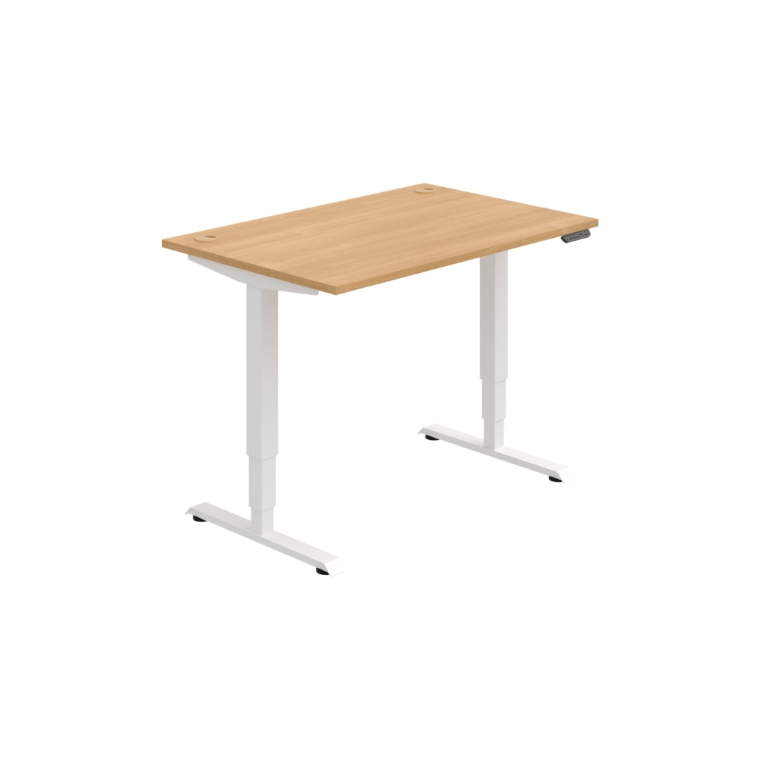 MSR 3M 1200 – výškově stavitelný stůl 120 × 80 cm, paměťový ovladač Hobis