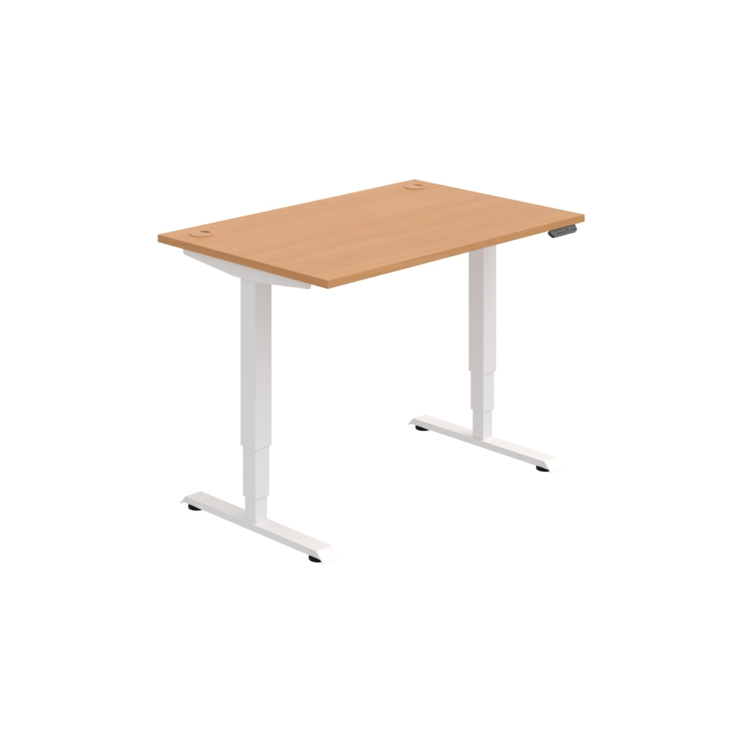 MSR 3M 1200 – výškově stavitelný stůl 120 × 80 cm, paměťový ovladač Hobis