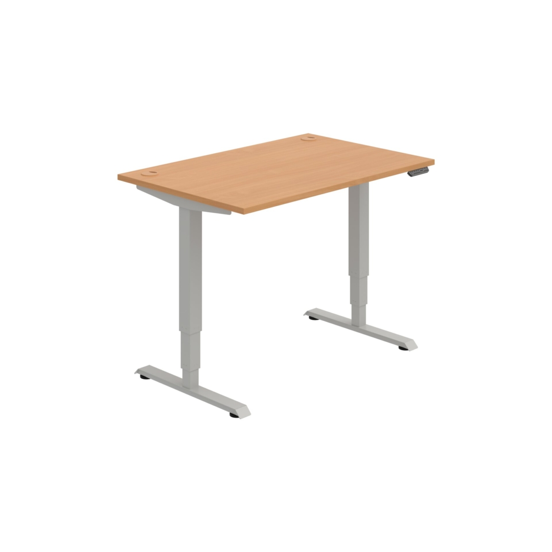 MSR 3M 1200 – výškově stavitelný stůl 120 × 80 cm, paměťový ovladač Hobis