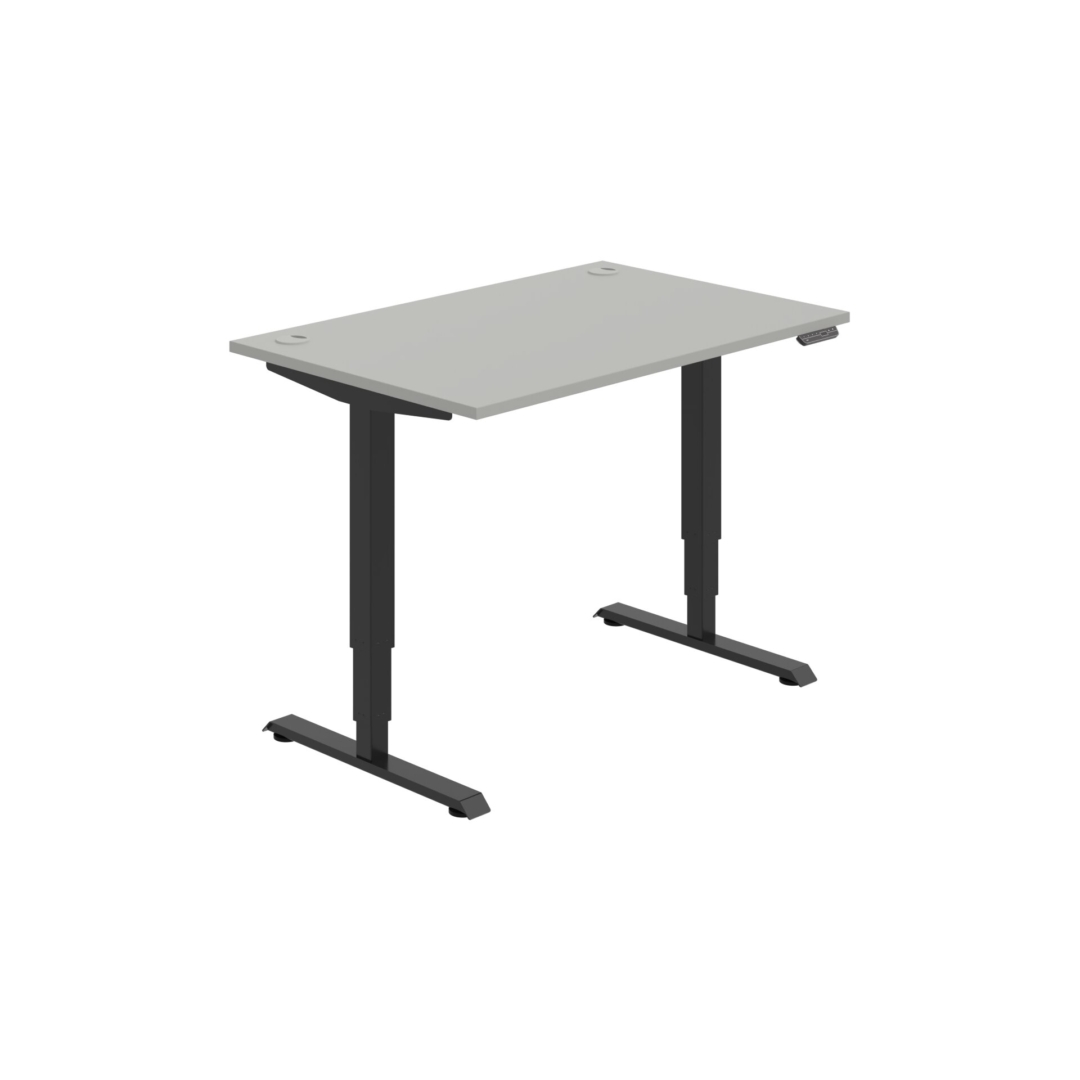 MSR 3M 1200 – výškově stavitelný stůl 120 × 80 cm, paměťový ovladač Hobis