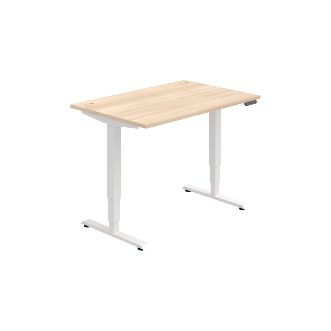 MSR 3M 1200 – výškově stavitelný stůl 120 × 80 cm, paměťový ovladač Hobis