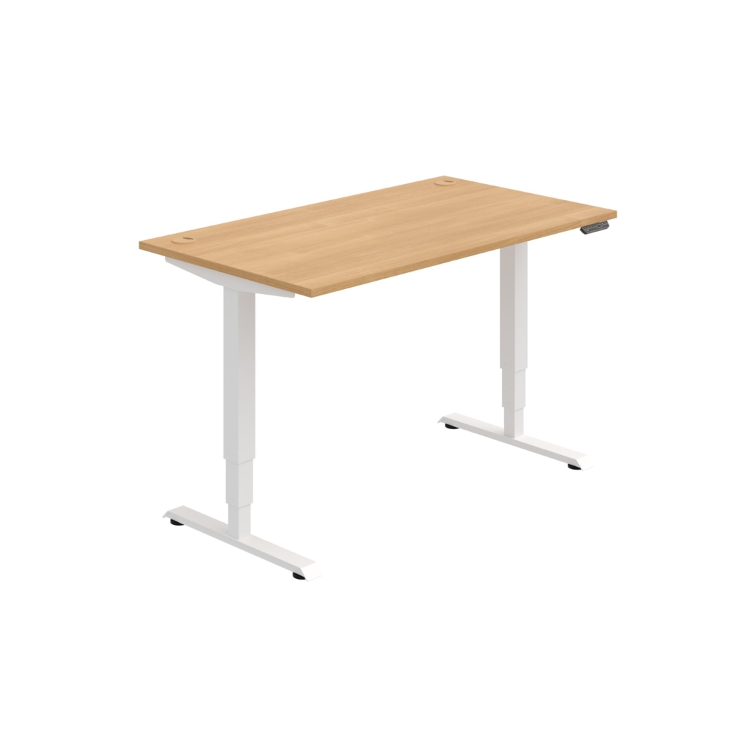 MSR 3M 1400 – výškově stavitelný stůl 140 × 80 cm, paměťový ovladač Hobis