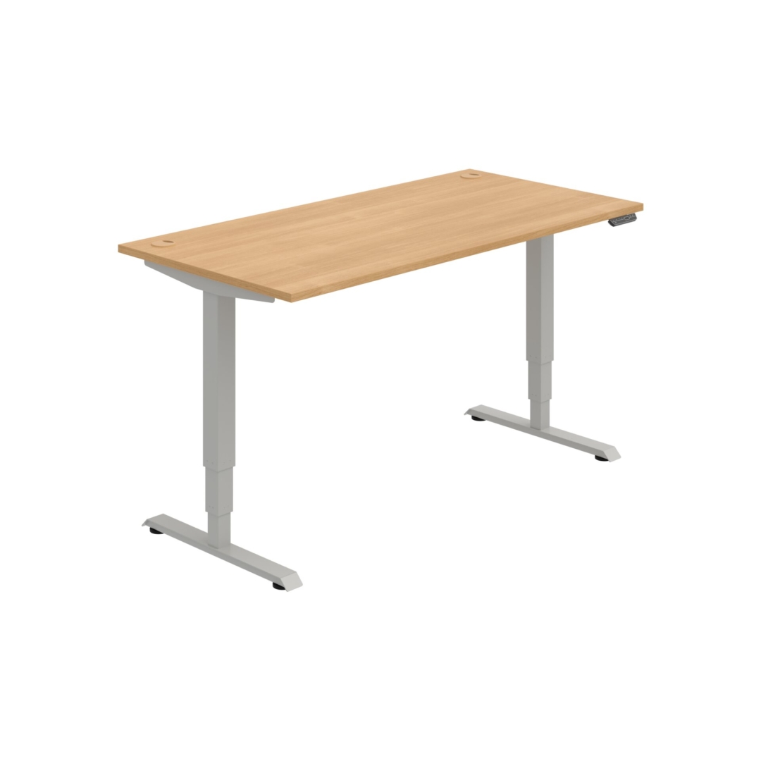 MSR 3M 1600 – výškově stavitelný stůl 160 × 80 cm, paměťový ovladač Hobis