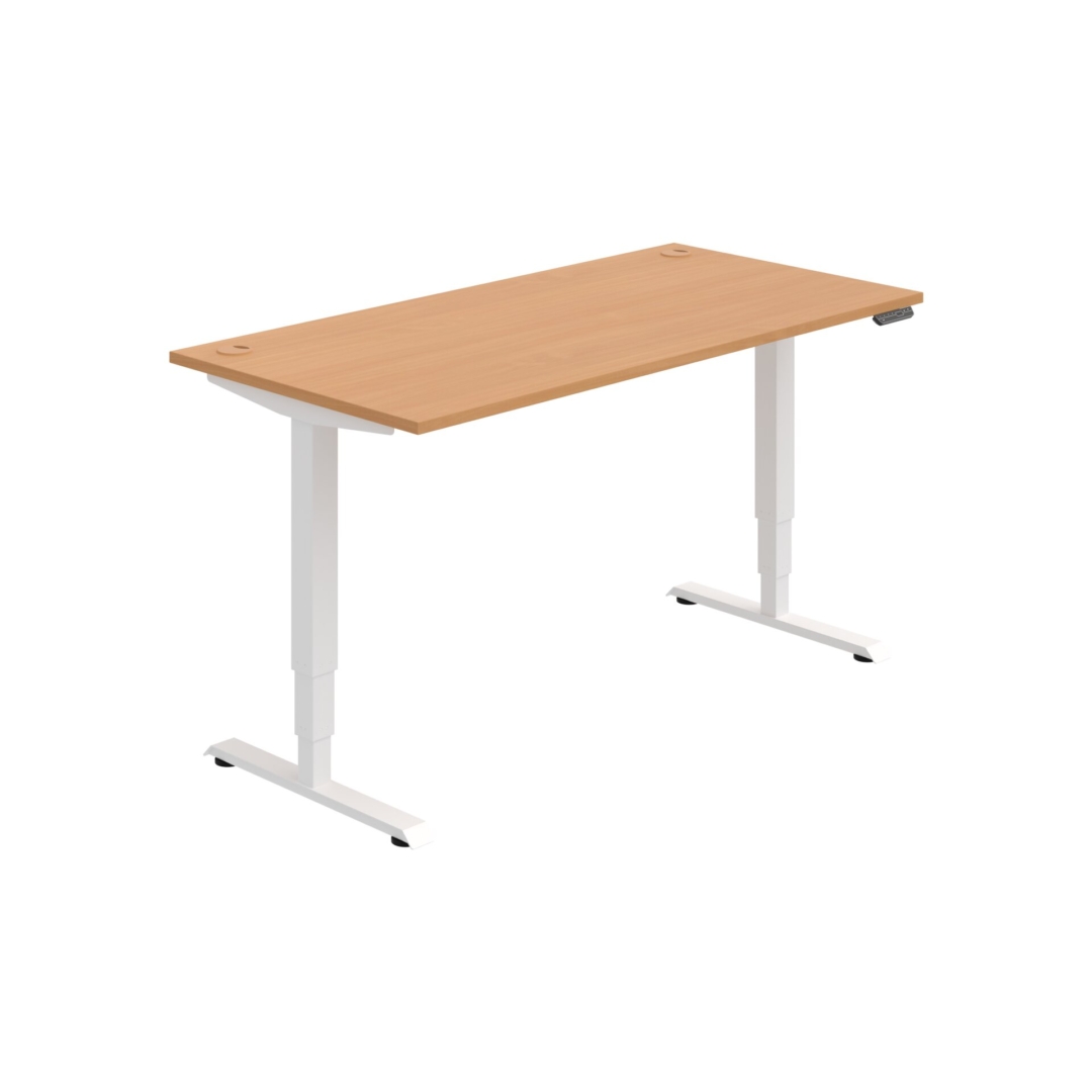 MSR 3M 1600 – výškově stavitelný stůl 160 × 80 cm, paměťový ovladač Hobis