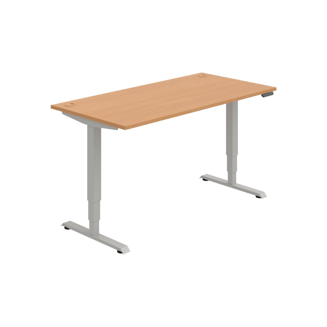 MSR 3M 1600 – výškově stavitelný stůl 160 × 80 cm, paměťový ovladač Hobis