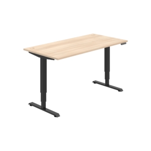 MSR 3M 1600 – výškově stavitelný stůl 160 × 80 cm, paměťový ovladač Hobis