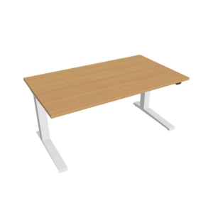 VP2 140 – výškově stavitelný stůl 140 × 80 cm, standardní ovladač Hobis
