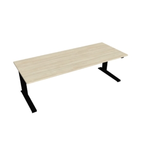 VP2 200 – výškově stavitelný stůl 200 × 80 cm, standardní ovladač Hobis