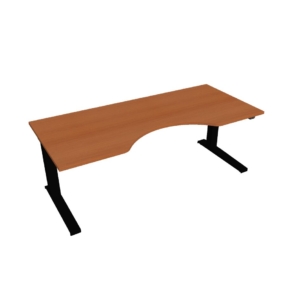 VP3 180 – výškově stavitelný stůl 180 × 80 cm, standardní ovladač Hobis
