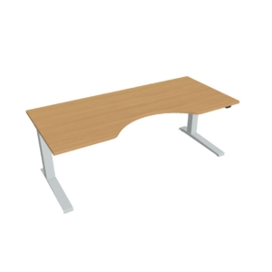 VP3 180 – výškově stavitelný stůl 180 × 80 cm, standardní ovladač Hobis