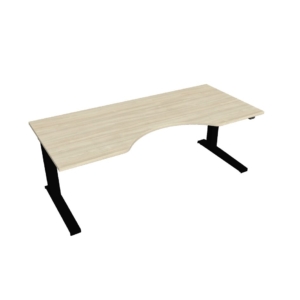 VP3 180 – výškově stavitelný stůl 180 × 80 cm, standardní ovladač Hobis