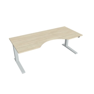 VP3 180 – výškově stavitelný stůl 180 × 80 cm, standardní ovladač Hobis