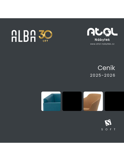 Katalog ALBA SOFT – čalouněná křesla a sedací soupravy SOFT 2026