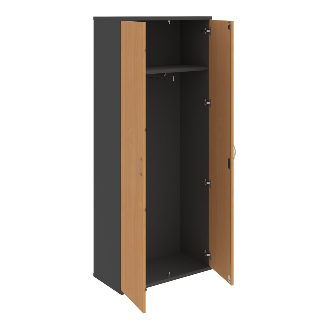 SZR 5 80 01 – Skříň šatní dvéřová 192 × 80 cm Hobis SZR 5 80 01 – Skříň šatní dvéřová 192 × 80 cm Hobis