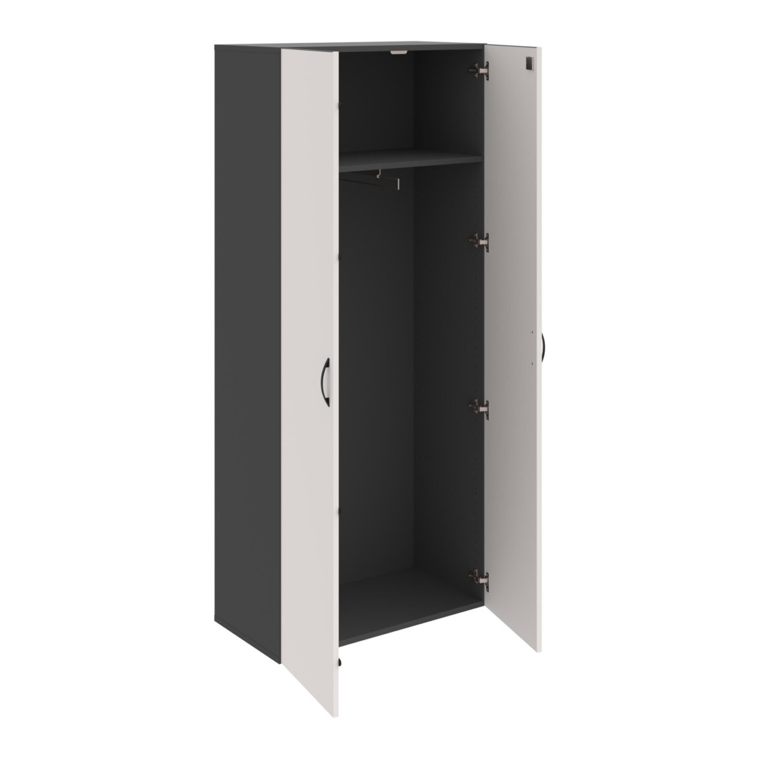 DZ 5 80 01 – Skříň šatní dvéřová 185 × 80 cm Hobis