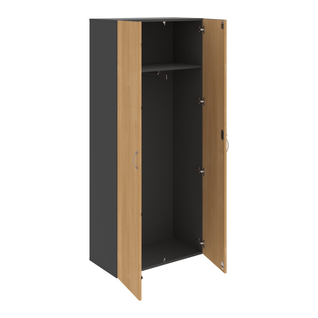 DZR 5 80 01 – Skříň šatní dvéřová 185 × 80 cm Hobis DZR 5 80 01 – Skříň šatní dvéřová 185 × 80 cm Hobis