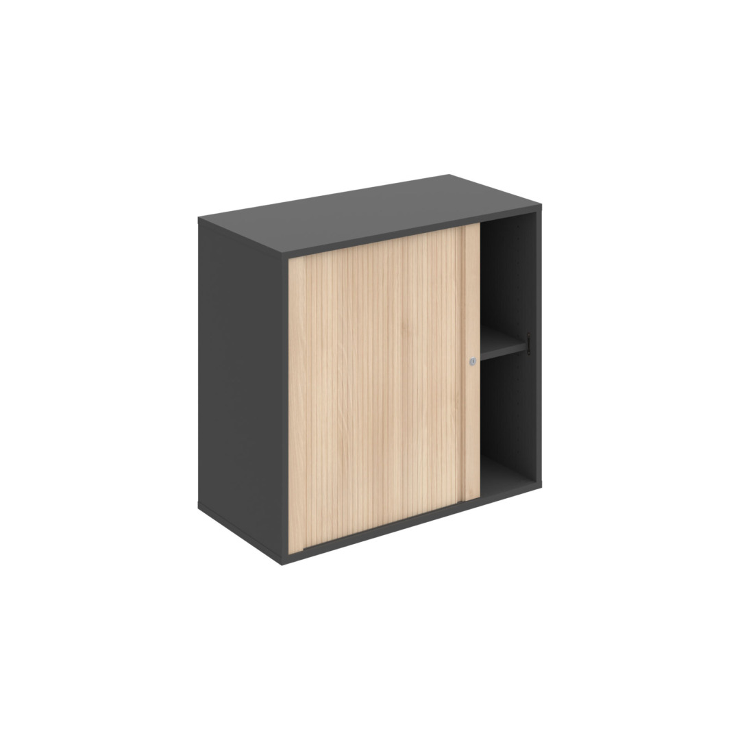 DZ 2 80 03 L – Skříň polic rolet levá 74 × 80 cm Hobis