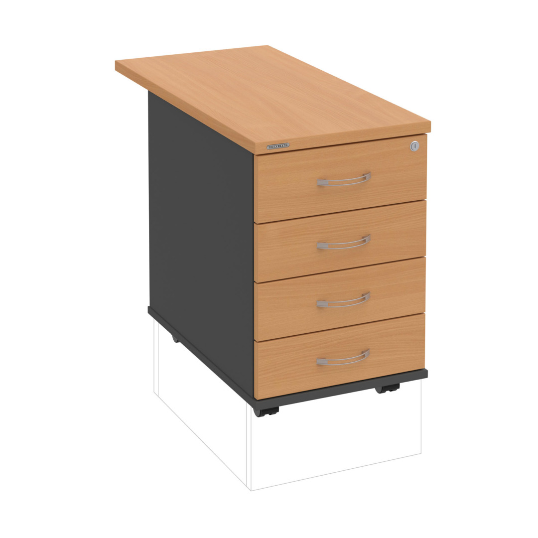 K 34 C P 80 – Kontejner, 4 zásuvky, cent. zamykání, léta podél, hl. 80 cm Hobis K 34 C P 80 – Kontejner, 4 zásuvky, cent. zamykání, léta podél, hl. 80 cm Hobis