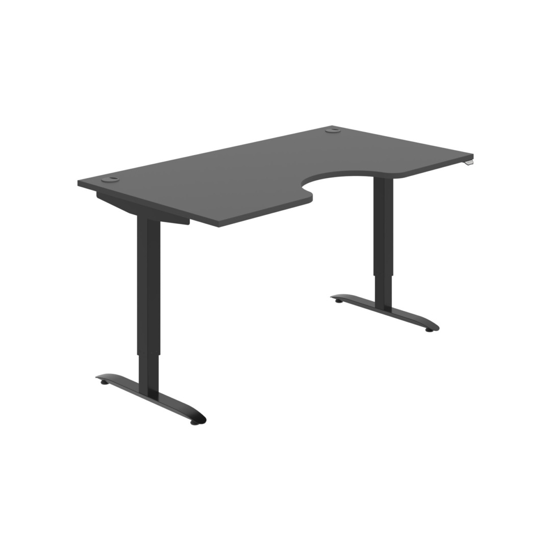 MSE 2 1600 – výškově stavitelný stůl 160 × 90 cm, standardní ovladač Hobis