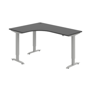 MST 2 60 P – rohový výškově stavitelný stůl 160 × 120 cm, standardní ovladač Hobis MST 2 60 P – rohový výškově stavitelný stůl 160 × 120 cm, standardní ovladač Hobis