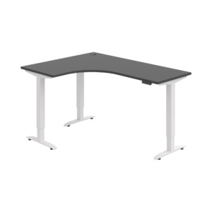 MST 2M 60 P – rohový výškově stavitelný stůl 160 × 120 cm, paměťový ovladač Hobis MST 2M 60 P – rohový výškově stavitelný stůl 160 × 120 cm, paměťový ovladač Hobis