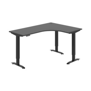 MST 2M 60 L – rohový výškově stavitelný stůl 160 × 120 cm, paměťový ovladač Hobis MST 2M 60 L – rohový výškově stavitelný stůl 160 × 120 cm, paměťový ovladač Hobis