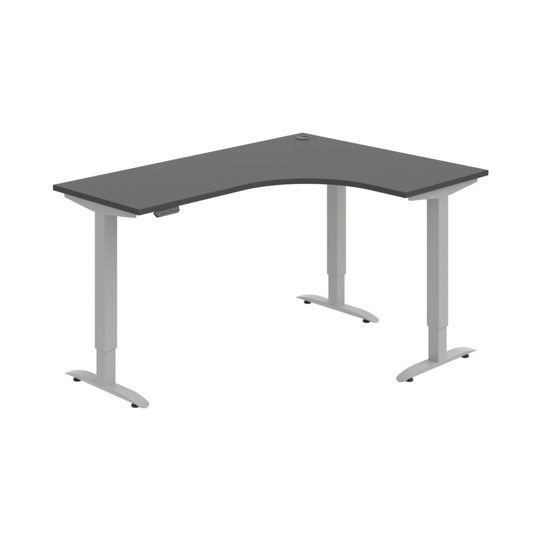 MST 2M 60 L – rohový výškově stavitelný stůl 160 × 120 cm, paměťový ovladač Hobis MST 2M 60 L – rohový výškově stavitelný stůl 160 × 120 cm, paměťový ovladač Hobis