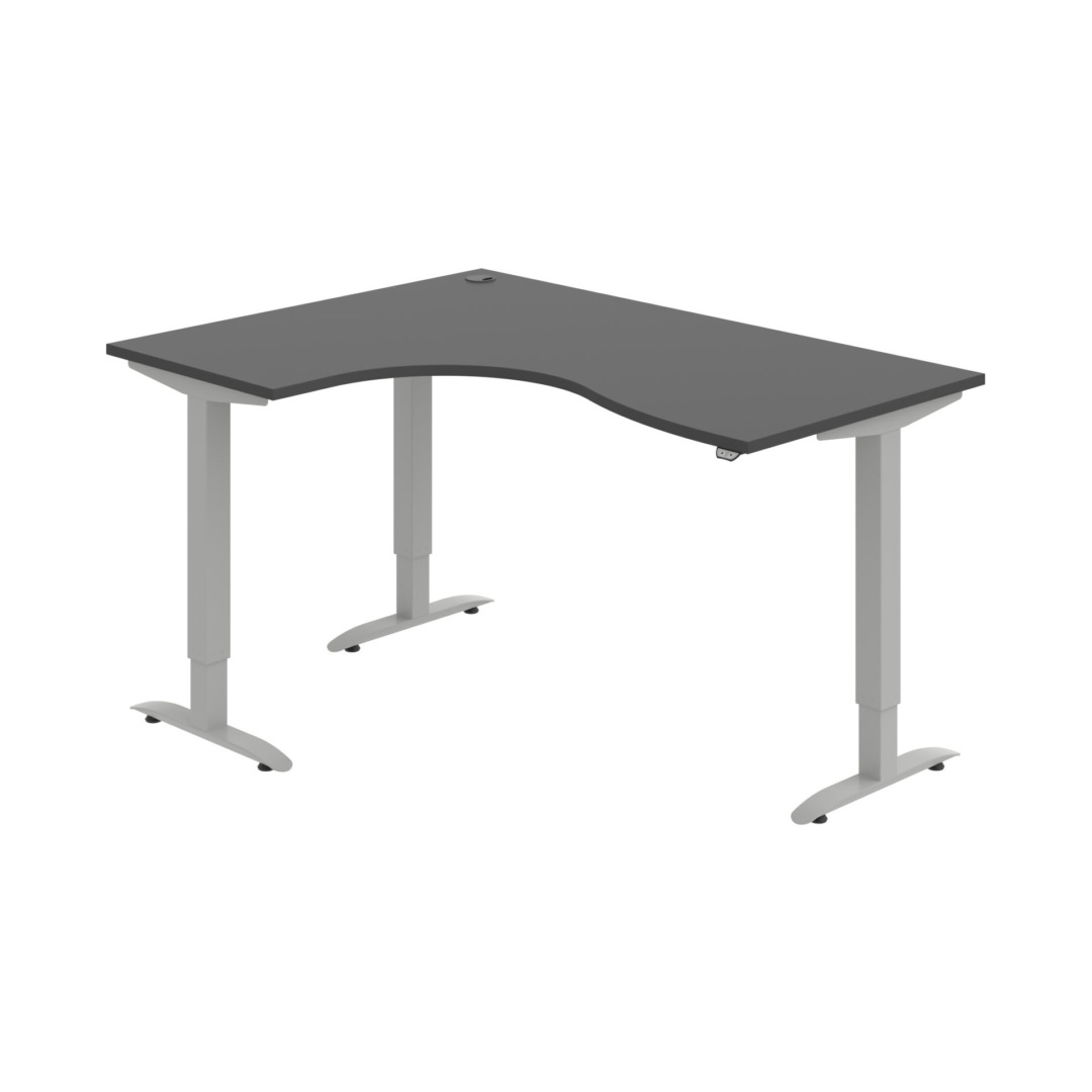 MST 2 2005 P – rohový výškově stavitelný stůl 160 × 120 cm, standardní ovladač Hobis MST 2 2005 P – rohový výškově stavitelný stůl 160 × 120 cm, standardní ovladač Hobis