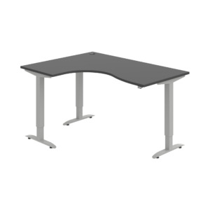 MST 2 2005 P – rohový výškově stavitelný stůl 160 × 120 cm, standardní ovladač Hobis MST 2 2005 P – rohový výškově stavitelný stůl 160 × 120 cm, standardní ovladač Hobis