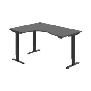 MST 2M 2005 P – rohový výškově stavitelný stůl 160 × 120 cm, paměťový ovladač Hobis MST 2M 2005 P – rohový výškově stavitelný stůl 160 × 120 cm, paměťový ovladač Hobis