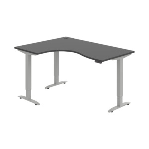 MST 2M 2005 P – rohový výškově stavitelný stůl 160 × 120 cm, paměťový ovladač Hobis MST 2M 2005 P – rohový výškově stavitelný stůl 160 × 120 cm, paměťový ovladač Hobis
