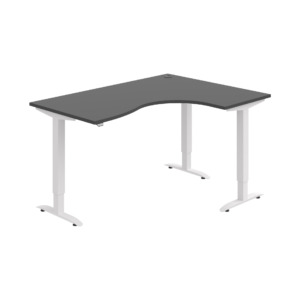 MST 2 2005 L – rohový výškově stavitelný stůl 160 × 120 cm, standardní ovladač Hobis MST 2 2005 L – rohový výškově stavitelný stůl 160 × 120 cm, standardní ovladač Hobis