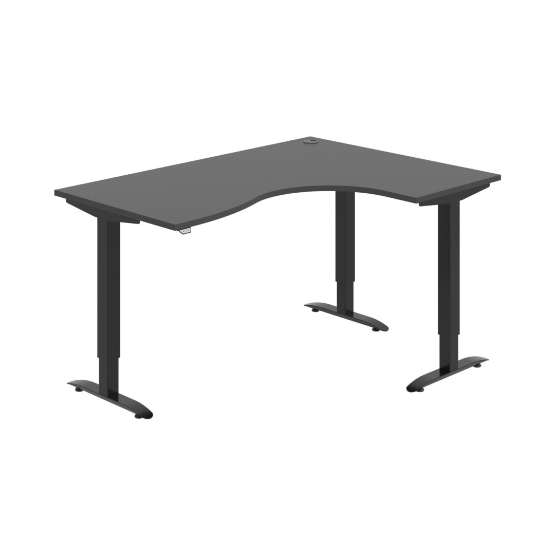 MST 2 2005 L – rohový výškově stavitelný stůl 160 × 120 cm, standardní ovladač Hobis MST 2 2005 L – rohový výškově stavitelný stůl 160 × 120 cm, standardní ovladač Hobis
