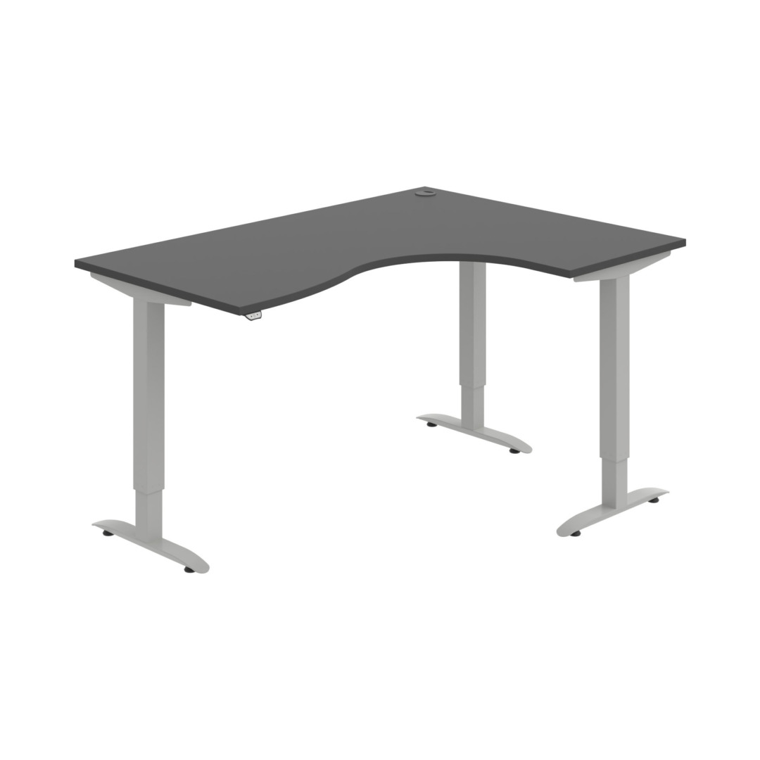 MST 2 2005 L – rohový výškově stavitelný stůl 160 × 120 cm, standardní ovladač Hobis MST 2 2005 L – rohový výškově stavitelný stůl 160 × 120 cm, standardní ovladač Hobis