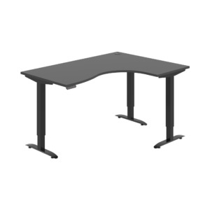 MST 2M 2005 L – rohový výškově stavitelný stůl 160 × 120 cm, paměťový ovladač Hobis MST 2M 2005 L – rohový výškově stavitelný stůl 160 × 120 cm, paměťový ovladač Hobis