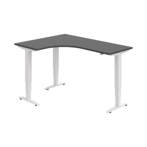 MST 3 60 P – rohový výškově stavitelný stůl 160 × 120 cm, standardní ovladač Hobis MST 3 60 P – rohový výškově stavitelný stůl 160 × 120 cm, standardní ovladač Hobis