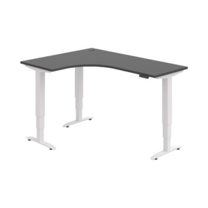 MST 3M 60 P – rohový výškově stavitelný stůl 160 × 120 cm, paměťový ovladač Hobis MST 3M 60 P – rohový výškově stavitelný stůl 160 × 120 cm, paměťový ovladač Hobis