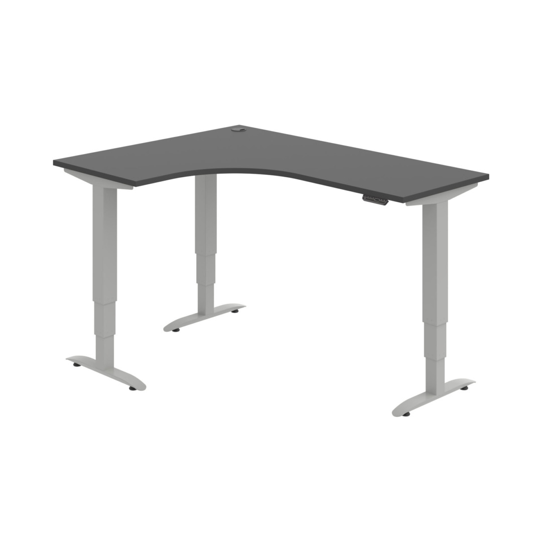 MST 3M 60 P – rohový výškově stavitelný stůl 160 × 120 cm, paměťový ovladač Hobis MST 3M 60 P – rohový výškově stavitelný stůl 160 × 120 cm, paměťový ovladač Hobis