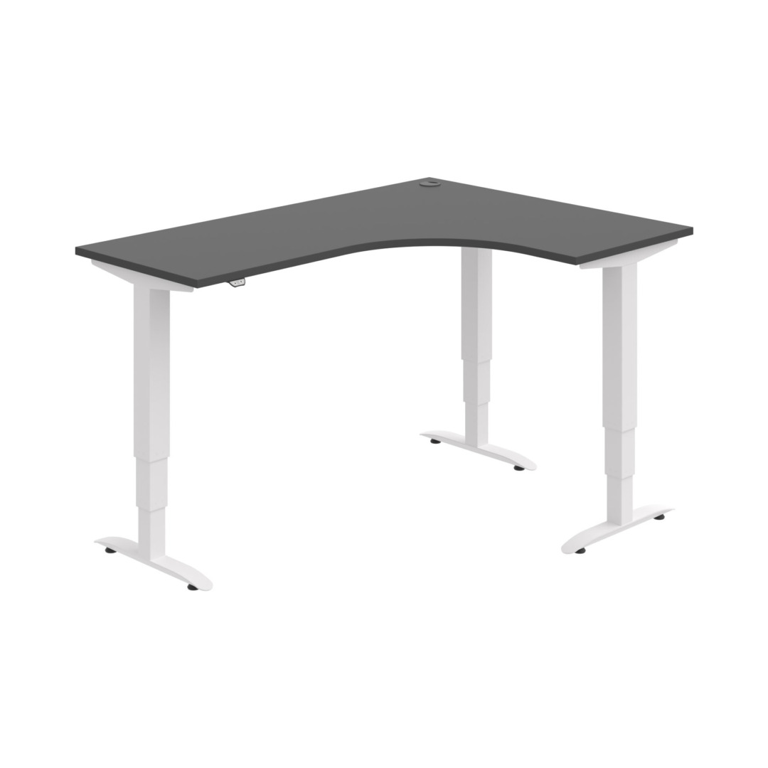 MST 3 60 L – rohový výškově stavitelný stůl 160 × 120 cm, standardní ovladač Hobis MST 3 60 L – rohový výškově stavitelný stůl 160 × 120 cm, standardní ovladač Hobis