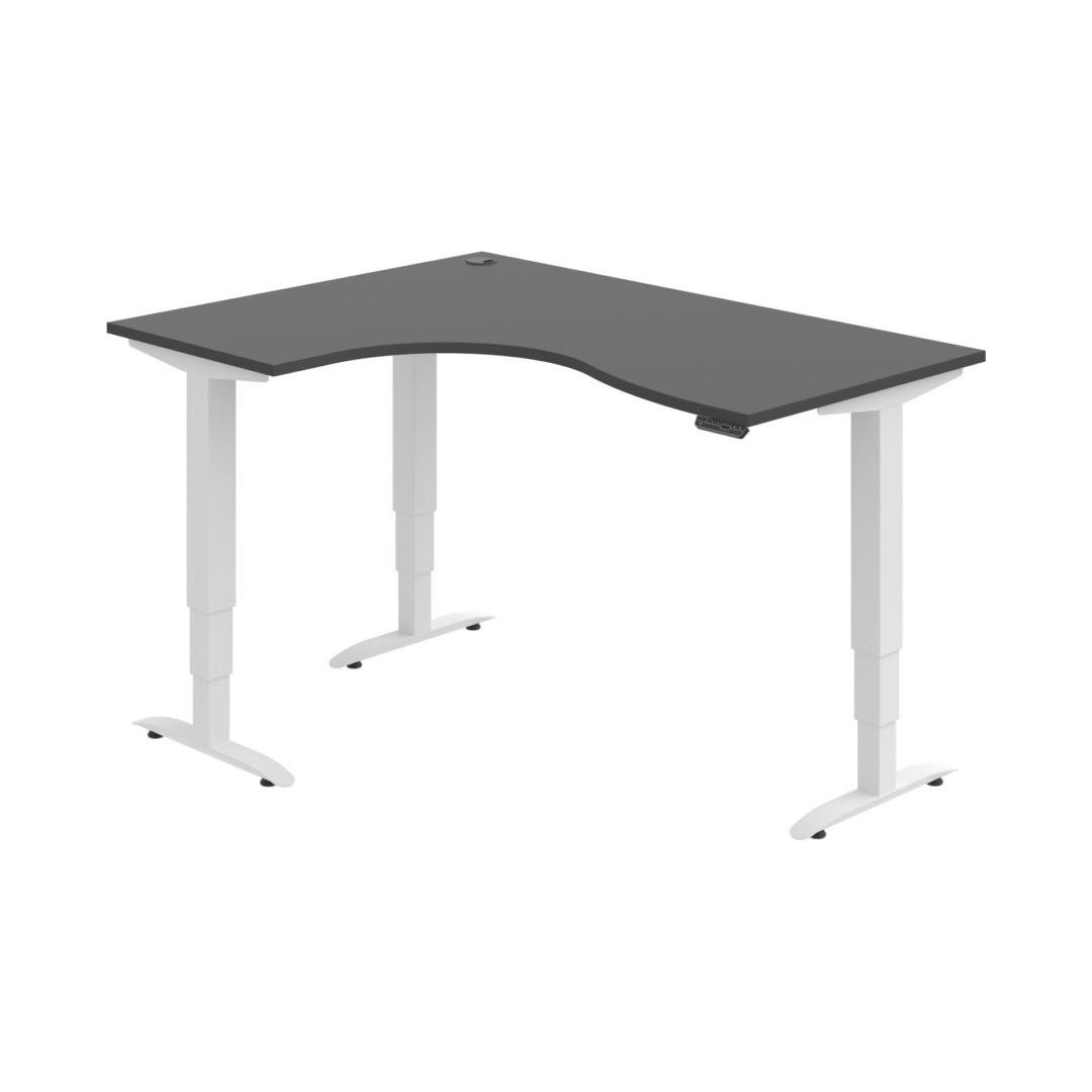 MST 3M 2005 P – rohový výškově stavitelný stůl 160 × 120 cm, paměťový ovladač Hobis MST 3M 2005 P – rohový výškově stavitelný stůl 160 × 120 cm, paměťový ovladač Hobis