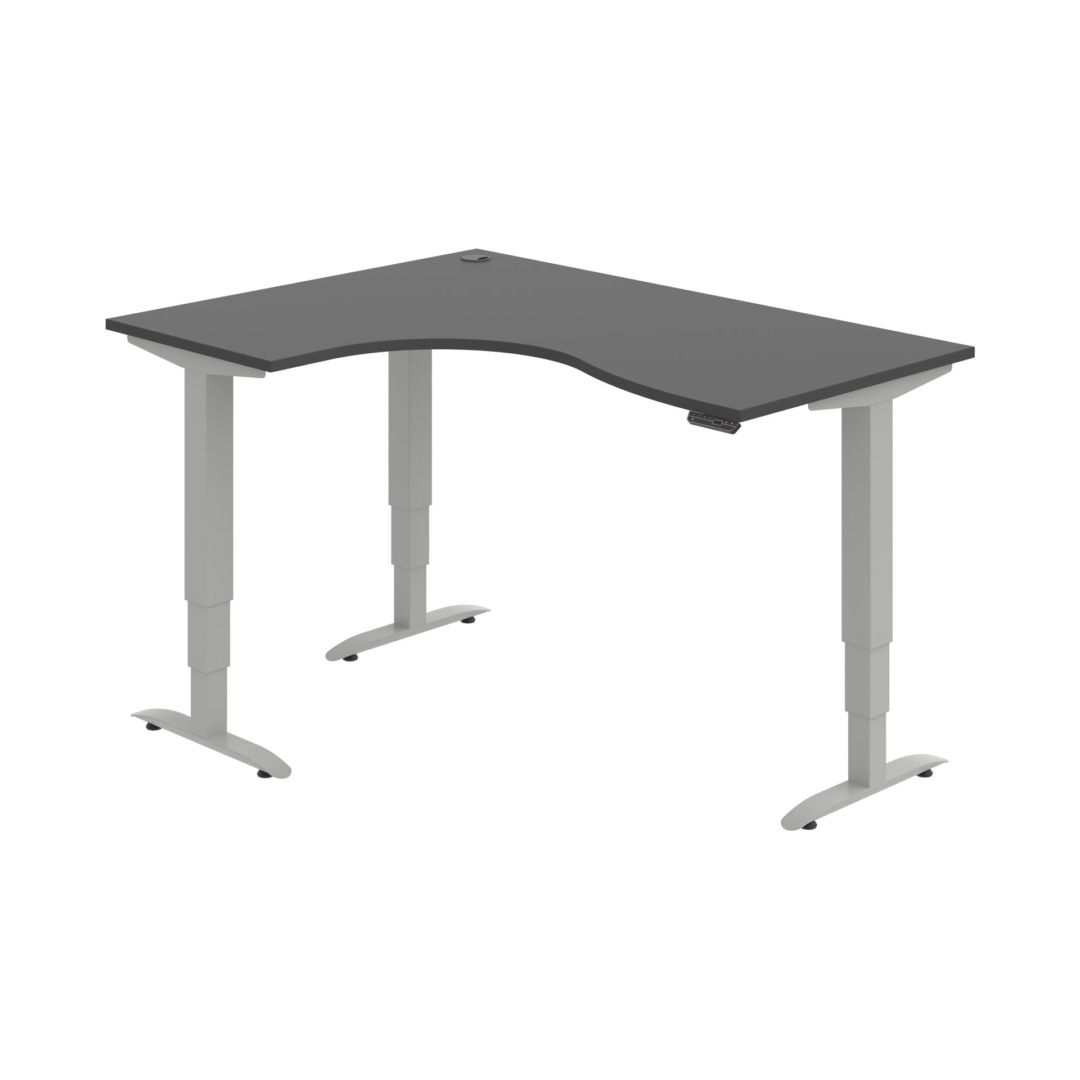 MST 3M 2005 P – rohový výškově stavitelný stůl 160 × 120 cm, paměťový ovladač Hobis MST 3M 2005 P – rohový výškově stavitelný stůl 160 × 120 cm, paměťový ovladač Hobis