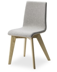 MIRKA – designová židle s čalouněným sedákem Mi-ko MIRKA – designová židle s čalouněným sedákem Mi-ko